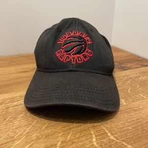 Toronto Raptors NBA Baseball Hat Black Embroidered Logo YOUTH Adjustable